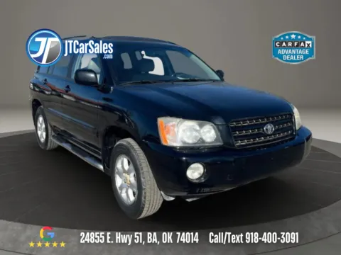 Black 2001 Toyota Highlander Sport Utility 4D for sale in Broken Arrow, OK