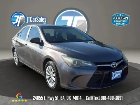 Gray 2015 Toyota Camry SE Sedan 4D for sale in Broken Arrow, OK