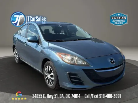 Blue 2010 MAZDA MAZDA3 i Sport Sedan 4D for sale in Broken Arrow, OK