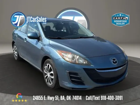 Blue 2010 MAZDA MAZDA3 i Sport Sedan 4D for sale in Broken Arrow, OK