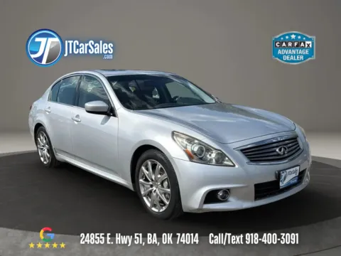 Silver 2012 INFINITI G 37 Journey Sedan 4D for sale in Broken Arrow, OK