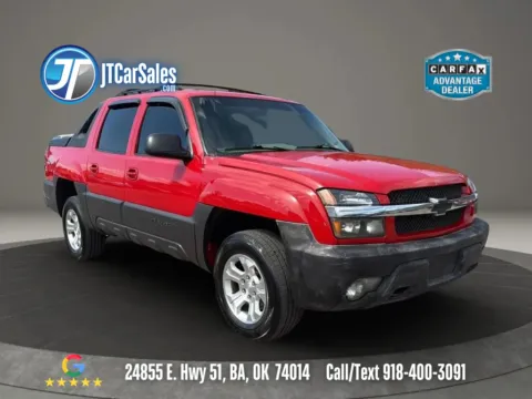 Red 2003 Chevrolet Avalanche 1500 Sport Utility Pickup 4D 5 1/4 ft for sale in Broken Arrow, OK
