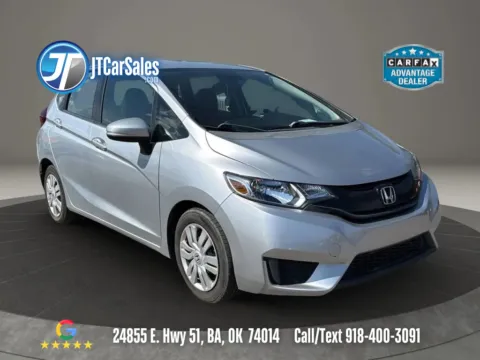 Silver 2015 Honda Fit LX Hatchback 4D for sale in Broken Arrow, OK