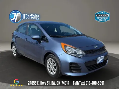 Blue 2016 Kia Rio LX Hatchback 4D for sale in Broken Arrow, OK