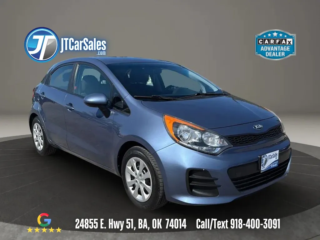 Blue 2016 Kia Rio LX Hatchback 4D for sale in Broken Arrow, OK