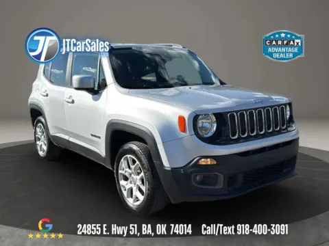 Silver 2017 Jeep Renegade Latitude Sport Utility 4D for sale in Broken Arrow, OK