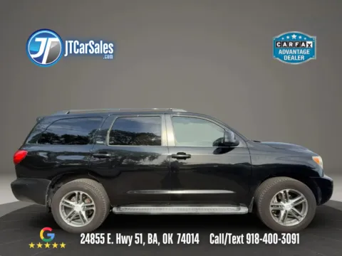 Black 2012 Toyota Sequoia SR5 Sport Utility 4D for sale in Broken Arrow, OK