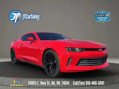 Red 2016 Chevrolet Camaro LT Coupe 2D for sale in Broken Arrow, OK