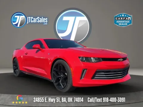 Red 2016 Chevrolet Camaro LT Coupe 2D for sale in Broken Arrow, OK