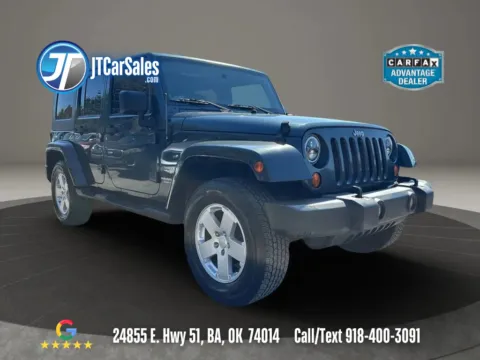 Blue 2007 Jeep Wrangler Unlimited Sahara Sport Utility 4D for sale in Broken Arrow, OK