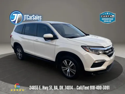 White 2016 Honda Pilot EX Sport Utility 4D for sale in Broken Arrow, OK