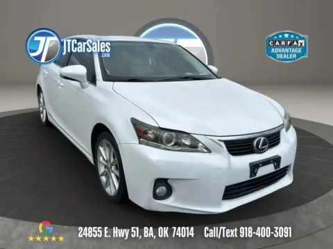 White 2011 Lexus CT 200h Hatchback 4D for sale in Broken Arrow, OK