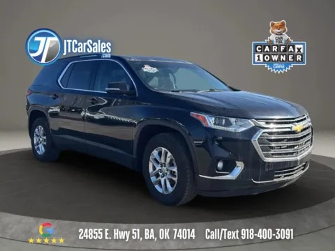 Black 2020 Chevrolet Traverse LT Sport Utility 4D for sale in Broken Arrow, OK