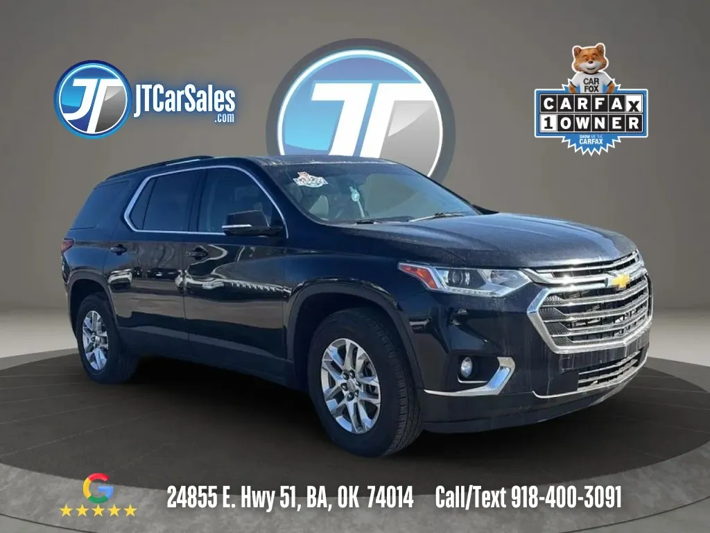 Black 2020 Chevrolet Traverse LT Sport Utility 4D for sale in Broken Arrow, OK
