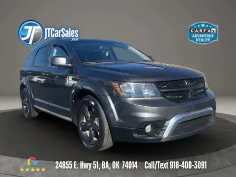 Gray 2019 Dodge Journey Crossroad Sport Utility 4D for sale in Broken Arrow, OK