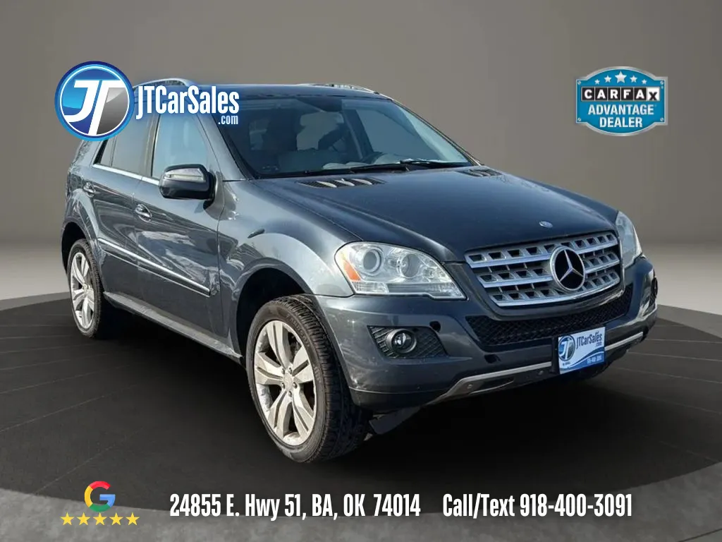 Gray 2010 Mercedes-Benz M-Class ML 350 Sport Utility 4D for sale in Broken Arrow, OK
