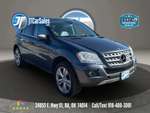 Gray 2010 Mercedes-Benz M-Class ML 350 Sport Utility 4D for sale in Broken Arrow, OK
