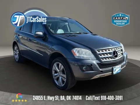 Gray 2010 Mercedes-Benz M-Class ML 350 Sport Utility 4D for sale in Broken Arrow, OK