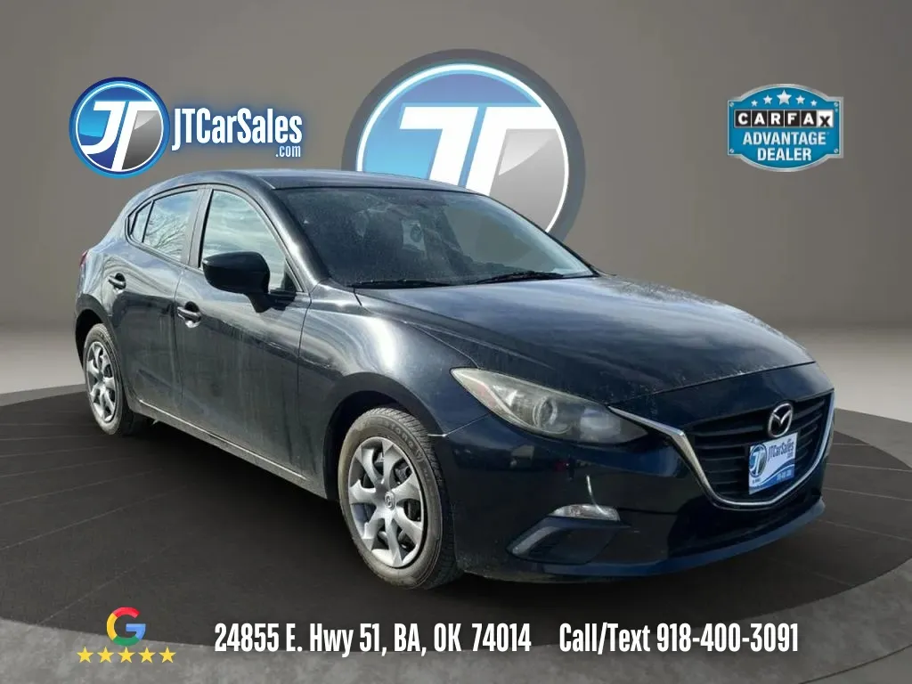 Black 2014 MAZDA MAZDA3 i Sport Hatchback 4D for sale in Broken Arrow, OK