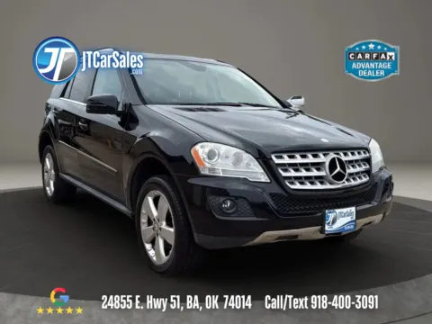 Black 2011 Mercedes-Benz M-Class ML 350 4MATIC Sport Utility 4D for sale in Broken Arrow, OK