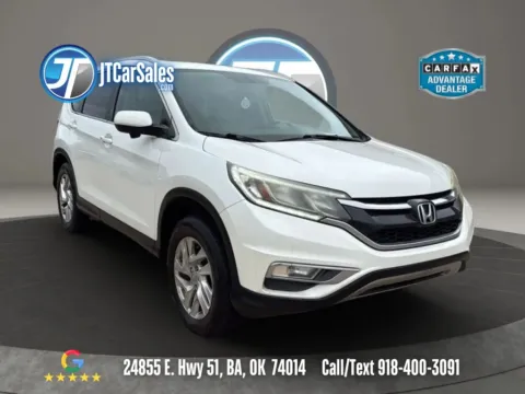 White 2015 Honda CR-V EX-L Sport Utility 4D for sale in Broken Arrow, OK