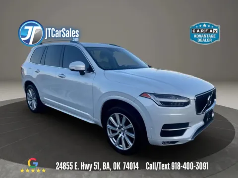 White 2017 Volvo XC90 T5 Momentum Sport Utility 4D for sale in Broken Arrow, OK