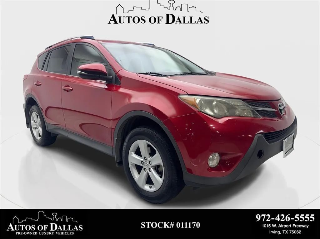 Red 2013 Toyota RAV4 XLE for sale in Irving, TX
