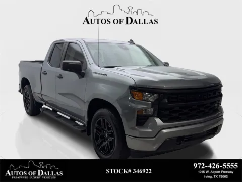 Gray 2024 Chevrolet Silverado 1500 Custom CAM,20" WHLS for sale in Irving, TX