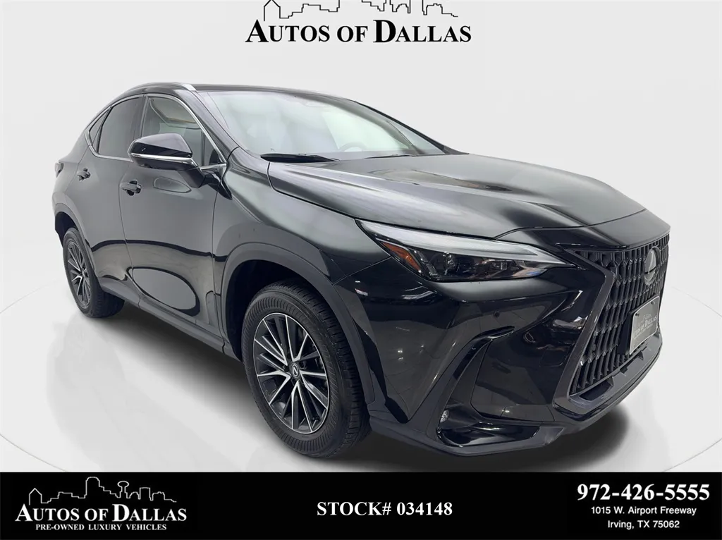 Black 2024 Lexus NX 350 Premium NAV,CAM,SUNROOF,CLMT STS,BLIND SPOT,18 for sale in Irving, TX