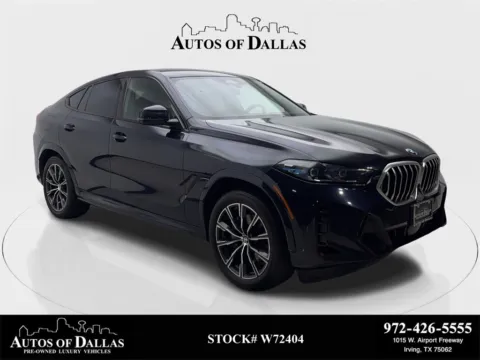 Blue 2025 BMW X6 xDrive40i M SPORT,NAV,CAM,PANO,HTD STS,HEADS UP for sale in Irving, TX
