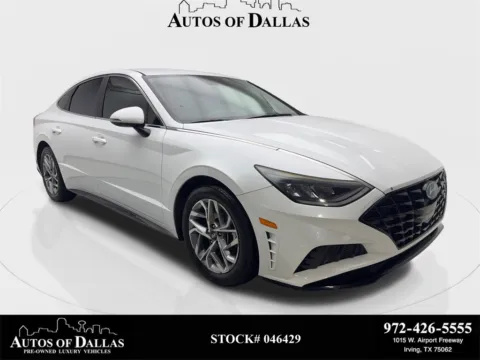 White 2020 Hyundai Sonata SEL for sale in Irving, TX