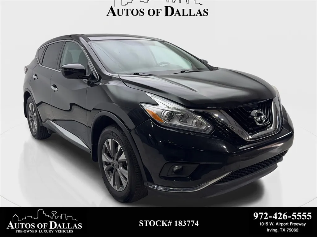 Black 2017 Nissan Murano S for sale in Irving, TX