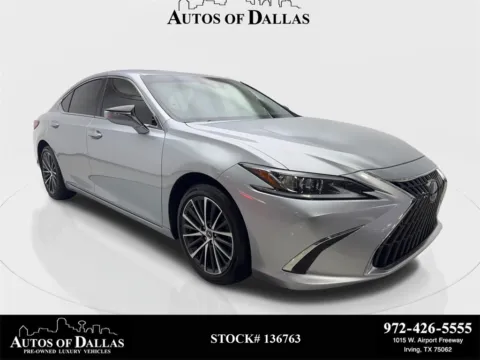 Silver 2022 Lexus ES 350 CAM,SUNROOF,CLMT STS,BLIND SPOT,18" WLS for sale in Irving, TX
