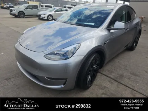 Gray 2024 Tesla Model Y Long Range NAV,CAM,PANO,HTD STS,BLIND SPOT,20" WLS for sale in Irving, TX