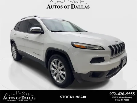 White 2016 Jeep Cherokee Limited for sale in Irving, TX