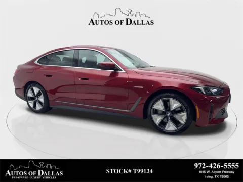 Red 2025 BMW i4 eDrive40 NAV,CAM,SUNROOF,HTD STS,BLIND SPOT,18" WL for sale in Irving, TX