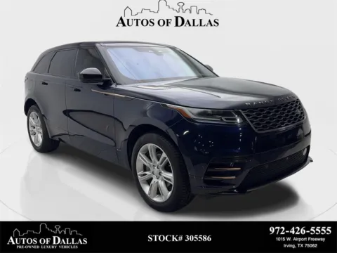 Blue 2021 Land Rover Range Rover Velar P250 R-Dynamic S NAV,CAM,PANO,HTD STS,BLIND SPOT for sale in Irving, TX