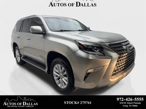 Silver 2021 Lexus GX 460 NAV,CAM,SUNROOF,CLMT STS,BLIND SPOT,3RD ROW for sale in Irving, TX