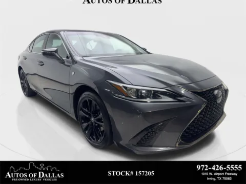Gray 2023 Lexus ES 350 F Sport CAM,SUNROOF,CLMT STS,BLIND SPOT,19" WL for sale in Irving, TX