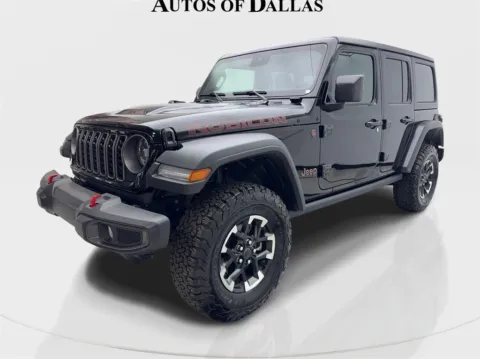 Photos of 2025 Jeep Wrangler Rubicon CAM,PARK ASST,17" WHLS for sale in Irving, TX at Autos of Dallas - Irving