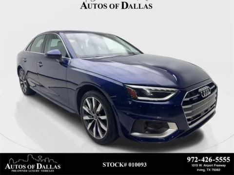 Blue 2022 Audi A4 40 Premium Plus TOP CAM,SUNROOF,HTD STS,BLIND SPOT for sale in Irving, TX