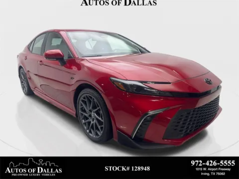 Red 2025 Toyota Camry SE CAM,KEY-GO,BLIND SPOT,LANE ASST,19" WLS for sale in Irving, TX