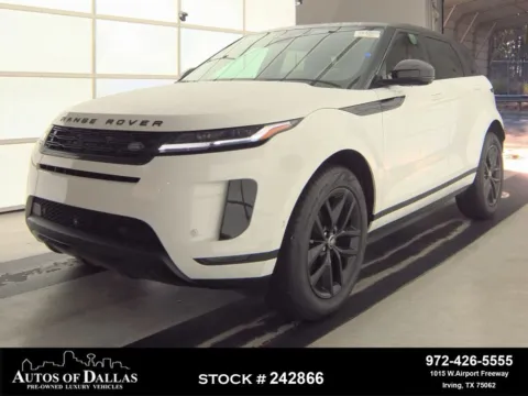 White 2024 Land Rover Range Rover Evoque S NAV,CAM,PANO,HTD STS,BLIND SPOT,19" WLS for sale in Irving, TX