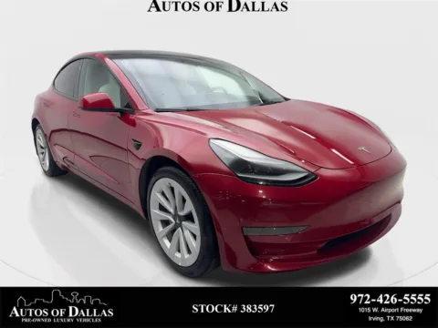 Red 2023 Tesla Model 3 for sale in Irving, TX