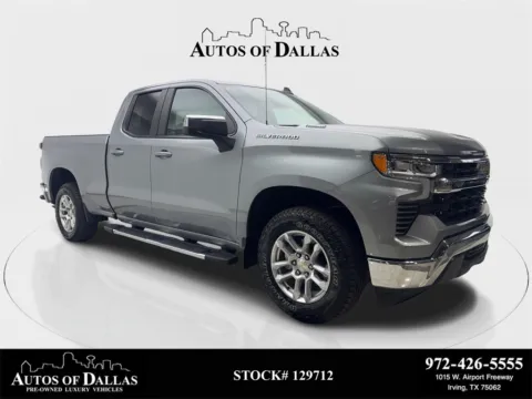Gray 2025 Chevrolet Silverado 1500 LT NAV,CAM,HTD STS,LANE ASST,18" WLS for sale in Irving, TX