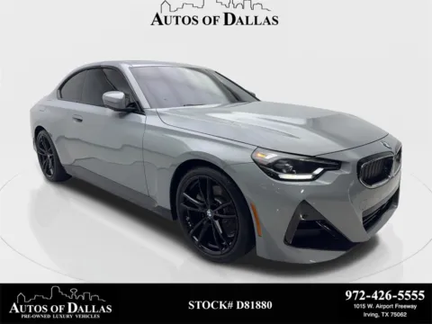 Gray 2024 BMW 2 Series 230i M SPORT,NAV,CAM,SUNROOF,HTD STS,BLIND SPOT for sale in Irving, TX