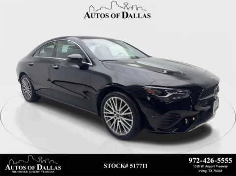 Black 2025 Mercedes-Benz CLA 250 NAV,CAM,PANO,HTD STS,BLIND SPOT for sale in Irving, TX