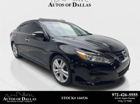 Black 2016 Nissan Altima 3.5 SL for sale in Irving, TX
