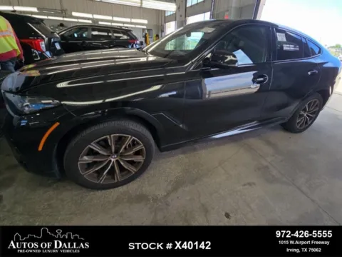 Black 2025 BMW X6 xDrive40i M SPORT,NAV,CAM,PANO,HTD STS,HEADS UP for sale in Irving, TX