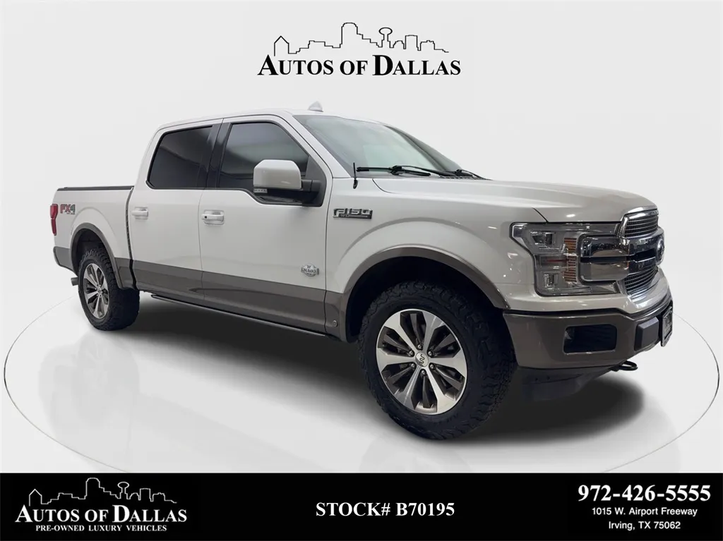 White 2018 Ford F-150 King Ranch for sale in Irving, TX
